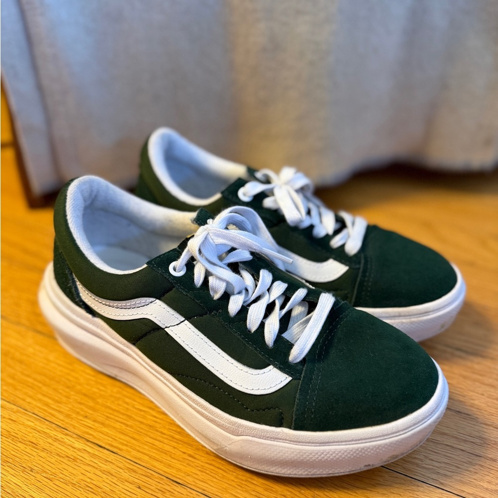 Vans Dark Green Old Skool ComfyCush Sneakers